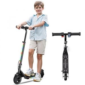 Trottinette Électrique Pliable pour Enfants 8.5 AT-B1B Grand Autonomie 24-34km Batterie 36V 7.8Ah Moteur 350W noir