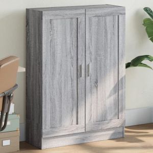 SALE 2025Biblioth&egrave;que Moderne - Colonne &Eacute;tag&egrave;re - Sonoma gris - 825x305x115 cm - bois ding&eacute;nierie262 Kg 9805