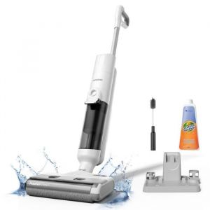 PROSCENIC F10 Pro - Aspirateur laveur sans fil - Eau/Poussière - Brosse à bord étroit - Réservoir 1.15L - Ecran LED -