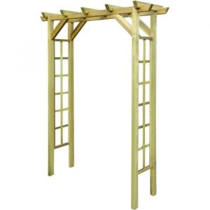 Home&reg; Arche &agrave; Rosiers Professionnel - Arche de jardin Arche d&eacute;co - 150 x 50 x 200 cm - Bois impr&eacute;gn&eacute; 2908