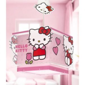 Dalber Lustre et lampe suspension pour enfants Hello Kitty enfants