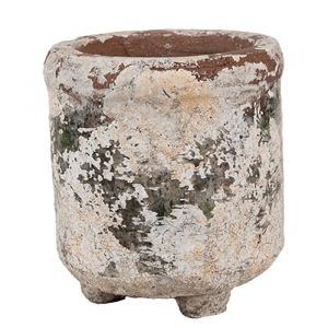 Pot de fleurs - CLAYRE & EEF - 6TE0525S - Ø 9x10 cm - Beige - Terre cuite