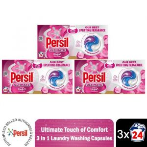 Persil Ultimate Washing Capsules Touch of Comfort 24 Washes 3 Pack
