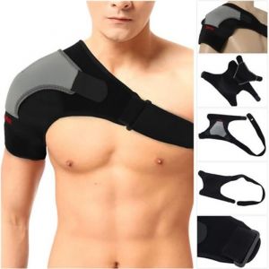 SAVFY® Epaulière à Droit protection protège épaule sport  Néoprène Douleur Blessures Arthrite pour Sportif Gym