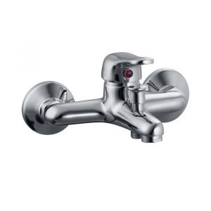 Mitigeur bain douche - KLIEGGER - ACHIL - Finition chrome - Cartouche ACS 35 mm - Poignée pleine