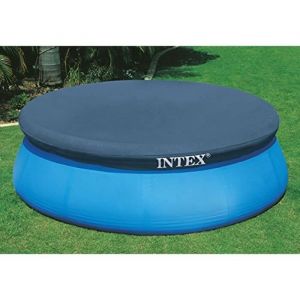 Bâche de protection pour piscine autostable - Intex - Ø 4,57 m - Bleu