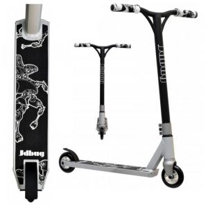 Trottinette freestyle - JDBUG - MS118BMX - Roues solides - Barre BMX cool - Alliage