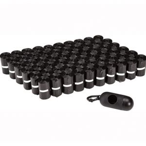 Sacs à déjections canines - Basics - 20pcs - Antifuites - Épais - Distributeur inclus