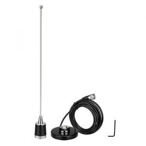 Retevis MR200 NMO Antenne de Voiture Double Bande 2m/70cm 144/430MHz Antenne Magn&eacute;tique Compatible avec RT95 ICOM Kenwood Yaesu TYT