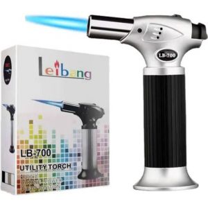 Chalumeau de Cuisine Professionnelle Chalumeau Torche Culinaire  Mini Flamme Briquet (Gaz Non Inclus)