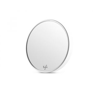 Yoghi - Mini M - Miroir Grossissant 10x &agrave; Ventouses - M&eacute;tal Chrom&eacute; - Diam&egrave;tre 15 Cm - Fixation Murale Universelle