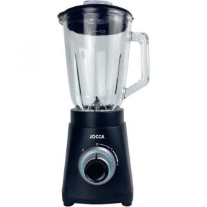 Blender - JOCCA - 1000 W - Bol en verre 15 L - 2 vitesses - Noir