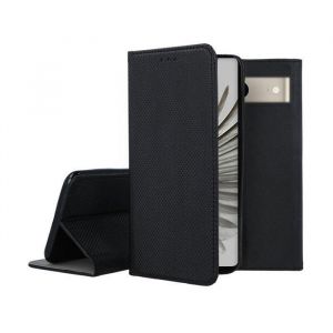 Housse pour Google Pixel 7a 5G - etui coque pochette portefeuille + film ecran - NOIR MAGNET