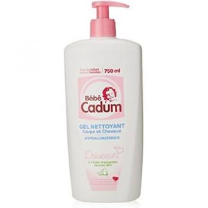 Gel Nettoyant - CADUM - Bébé Cadum - 750ml - Hypoallergénique - Corps et Cheveux à lHuile dAmandes Douces Bio