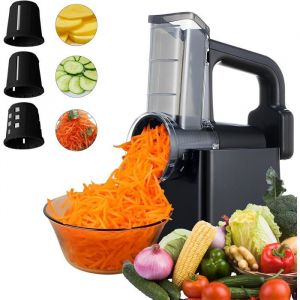Râpe A Légumes ÉlectriqueRape Carotte ElectriqueMachine À Salade ElectriqueCoupe-FruitsPour FromagePommes De TerreConcombres