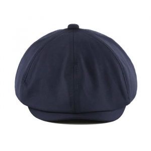CasquetteTOHUIYAN solide casquette gavroche hommes été automne os octogonal chapeau boulanger garçon - Type navy blue - 58 cm