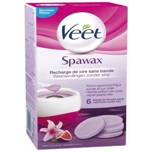 Cire depilation - kit cire depilation Veet - 3006438 - Spawax Recharge Figue Sucrée et Lys Violet