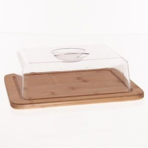 Cloche à fromages en bambou