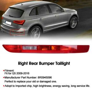 feu de pare-chocs arri&egrave;re Feu arri&egrave;re de pare-chocs arri&egrave;re droit fil 8R0945096 adapt&eacute; pour Q5 2009-2016 auto phare - Shipenophy