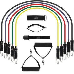 CampTeck Latex Bandes de Résistance Tube Élastique Fitness Exercice Yoga Pilâtes Gym Sport