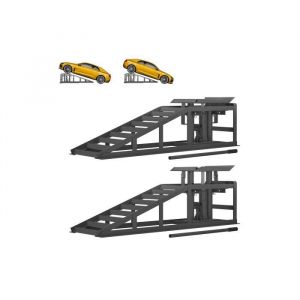 2PCS Rampe de Fauteuil RoulantRampe dAccès Capacité de Charge 2000kgRampes dAccès pour Fauteuil Roulant Antidérapante