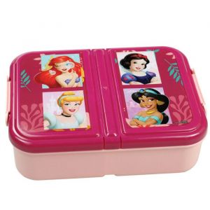 Boîte gouter Princesse Disney 17 CM - 3 Cpt
