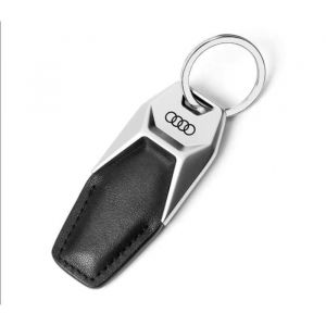 CLE AUTO Porte - cl&eacute;s pour pour Audi en Cuir v&eacute;ritable