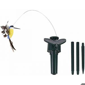Jouet électrique - Papillon solaire - Colibri - Ailes en plumes - Énergie solaire - Décor extérieur