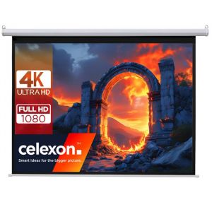 Écran de projection celexon manuel basic 240 x 180 cm - CELEXON - Blanc - Gain de 15 - Format 4:3