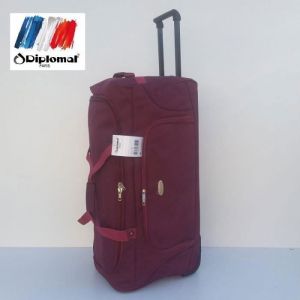 75 CM (MOYEN) BORDEAUX SACS DE VOYAGE VALISE BAGAGE A ROULETTES DIPLOMAT PARIS