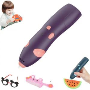Stylo 3D - Kit de d&eacute;marrage pour stylo 3D - Stylo 3D pour enfants-Stylo dimpression 3D basse temp&eacute;rature pour enfants - S&ucirc;r