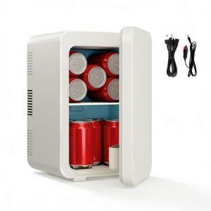 Mini Frigo Mini R&eacute;frig&eacute;rateur 10L - Froid et Chaud - Mini Frigo de Chambre Portable - Silencieux - Blanc