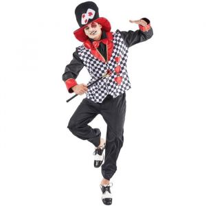 D&eacute;guisement - Roi de Coeur Chapeau - Multicolore - Adulte - Homme