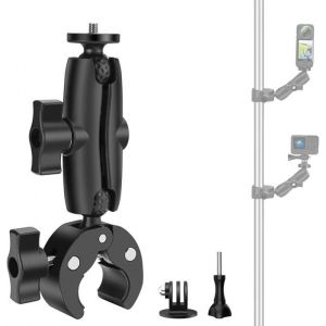 Support de Guidon de Moto pour Insta360 X4/X3/ONE X2 Support de Guidon de Moto/vélo Compatible avec GoPro Hero