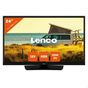 Lenco LED-2423BK - T&eacute;l&eacute;vision LED de 24 avec adapteur voiture 12 V noir