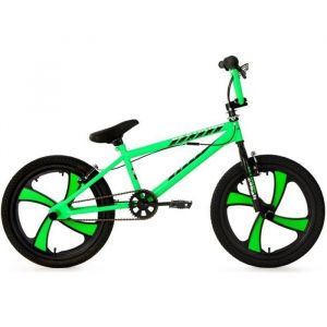 BMX Freestyle 20 Cobalt vert fluo KS Cycling
