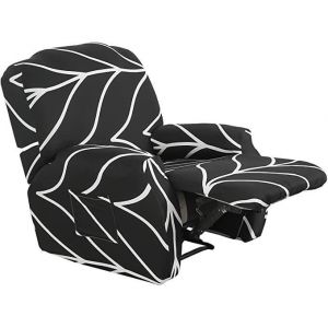 Housse De Fauteuil Relax ExtensibleWOVTE Imprimé Housse Fauteuil Relax 4 Pièces Fauteuil Relax Housse Extensible - 20
