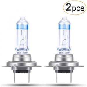 2Pcs Ampoules H7 Xénon 12V 55W Super Brillant Nouvelle Version Phares Voiture Auto Moto Feux de Croisement Lampe Halogène Véhicule