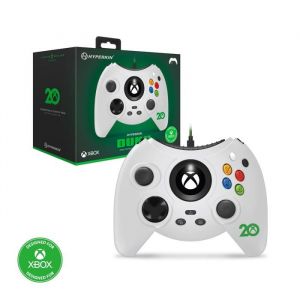 Manette Filaire - Hyperkin - Duke - Xbox One - Blanc - Double Vibration - Prise Casque