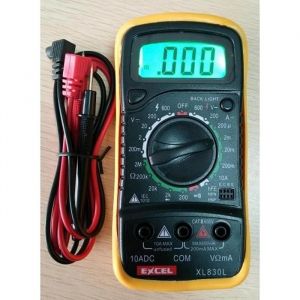 XCSOURCE Num&eacute;rique LCD Multim&egrave;tre Voltm&egrave;tre Amp&egrave;rem&egrave;tre Volt OHM AC DCTesteur de circuit  Tension  SG145-SZ