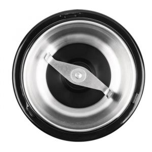 Bol 2 lames - VeoHome - Moulin &agrave; &eacute;pices et caf&eacute; - Blanc - Plastique - Contemporain