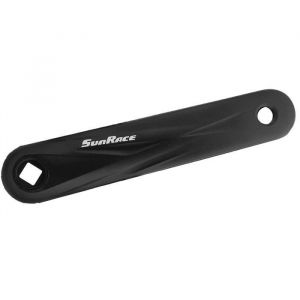 Manivelle gauche en aluminium noire 170mm pour pédalier FCM300/FCM500/FCM600 et autres marques - SUNRACE