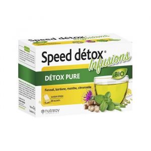 Nutreov Speed D&eacute;tox pure Infusion Bio - Boite 20 sachets