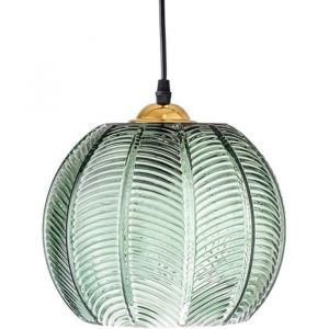 Suspension en Verre Vert Clair Abat-Jour Moderne &eacute;clairage de Plafond Art d&eacute;co Lampe Salon Salle &agrave; Manger E27 Multicolore LUSTRE