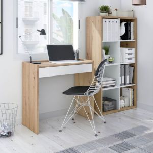 Bureau en bois avec tiroir - Bois clair - Terre de Nuit