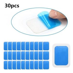 30PCS EMS Gel Pads Hydrogel Gel formation feuilles de Gel de remplacement pour &eacute;lectrostimulateur musculaire abdominal