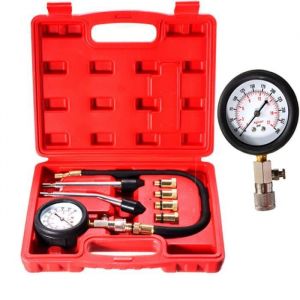OOBEST® Kit de 8 testeur de compression compressiomètre moteur essence cylindre