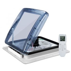 Ventilateur de Toit RV Ventilateur de Toit  pour Camping-Car avec à 10 Vitesses Élévateur à manivelle électrique Ultra Silencieux