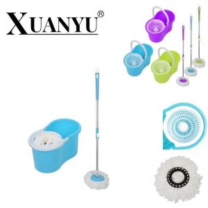 XUANYU Tete Balai Espagnolseau essoreur avec lave-solsupport essoreur pratique pour essorage facileBleu