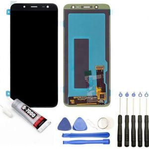 Ecran complet: Vitre tactile + Ecran compatible avec Samsung Galaxy J6 SM-J600F Or taille 5.6 + Kit outils + Colle B7000 Offerte